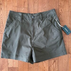 Tentree size 6 NWT Twill High-waist shorts